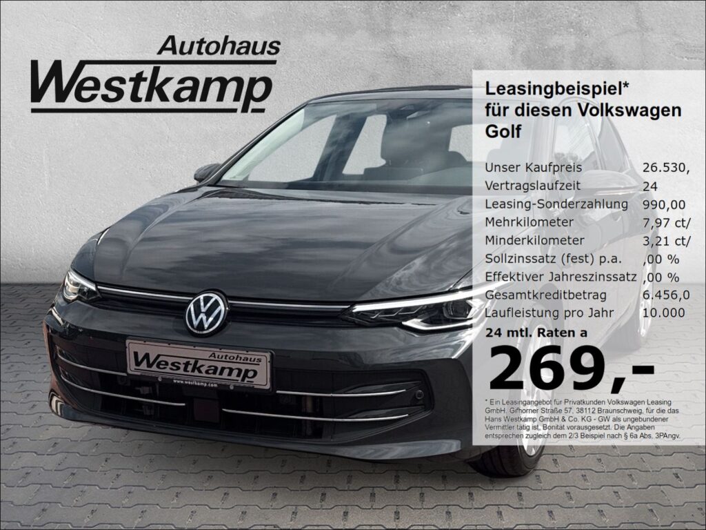 Golf Style 1,5 TSI Led-Plus Kamera Abstandstempo