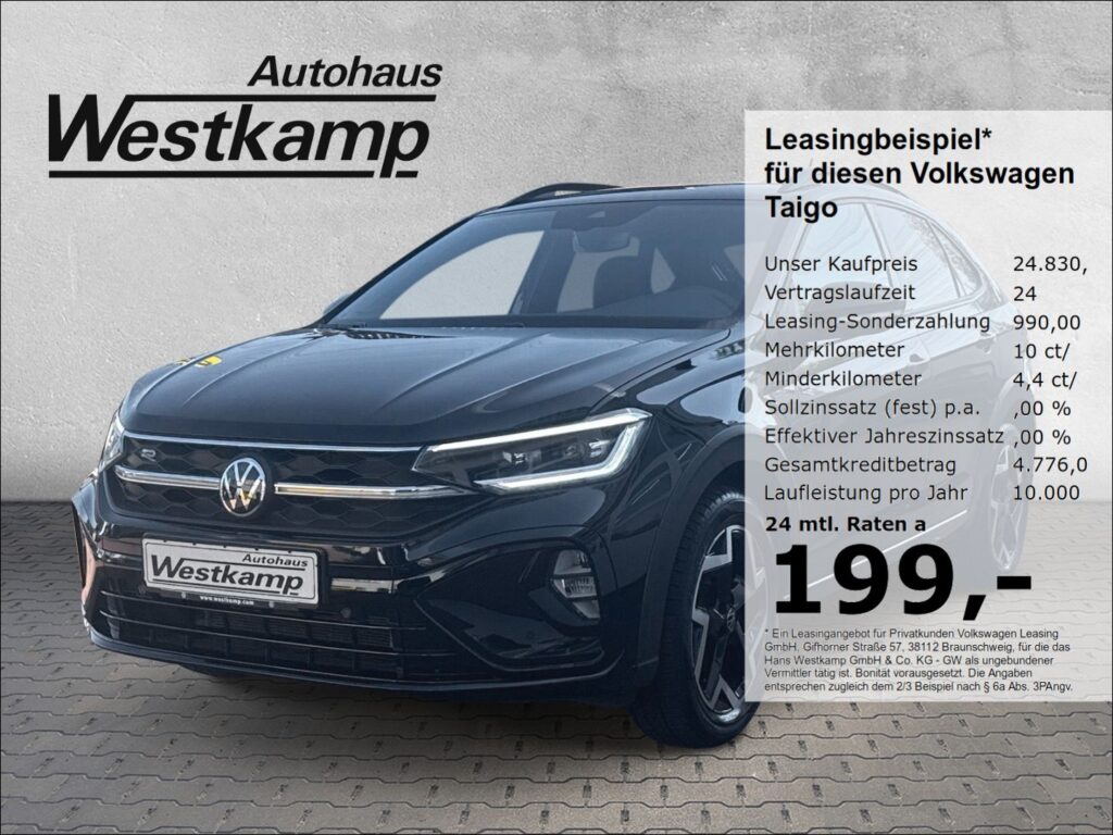 Taigo R-Line 1,0 TSI DSG Ganzj.Reifen IQ-Light K