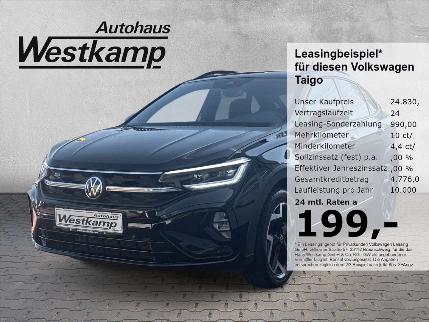 Taigo R-Line 1,0 TSI DSG Ganzj.Reifen IQ-Light K