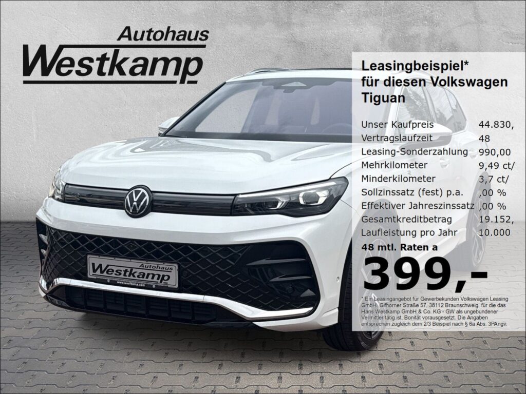 Tiguan R-Line 1,5 eTSI DSG Anh.Kpl Panodach Stan