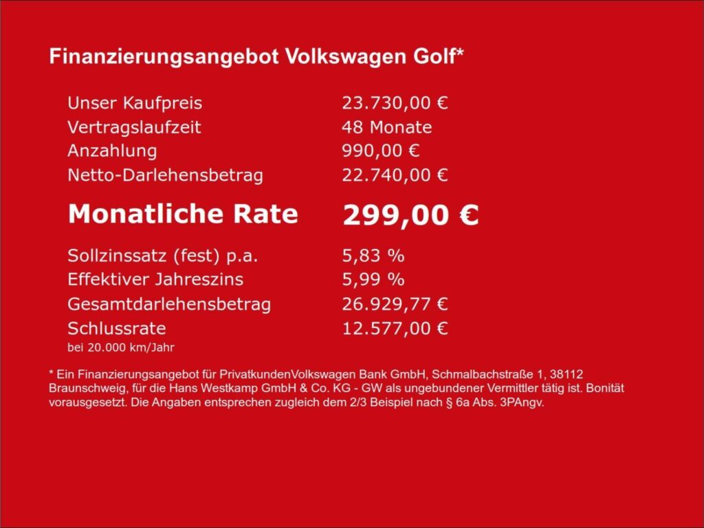 Golf VIII R-Line -Line 2,0 TDI DSG Led-Plus Kame