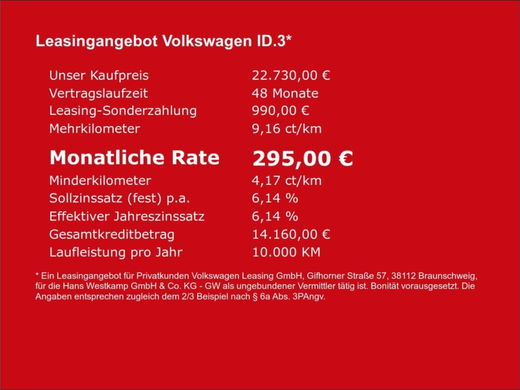 ID.3 Pro Performance Wärmepumpe Ganzj.Reifen