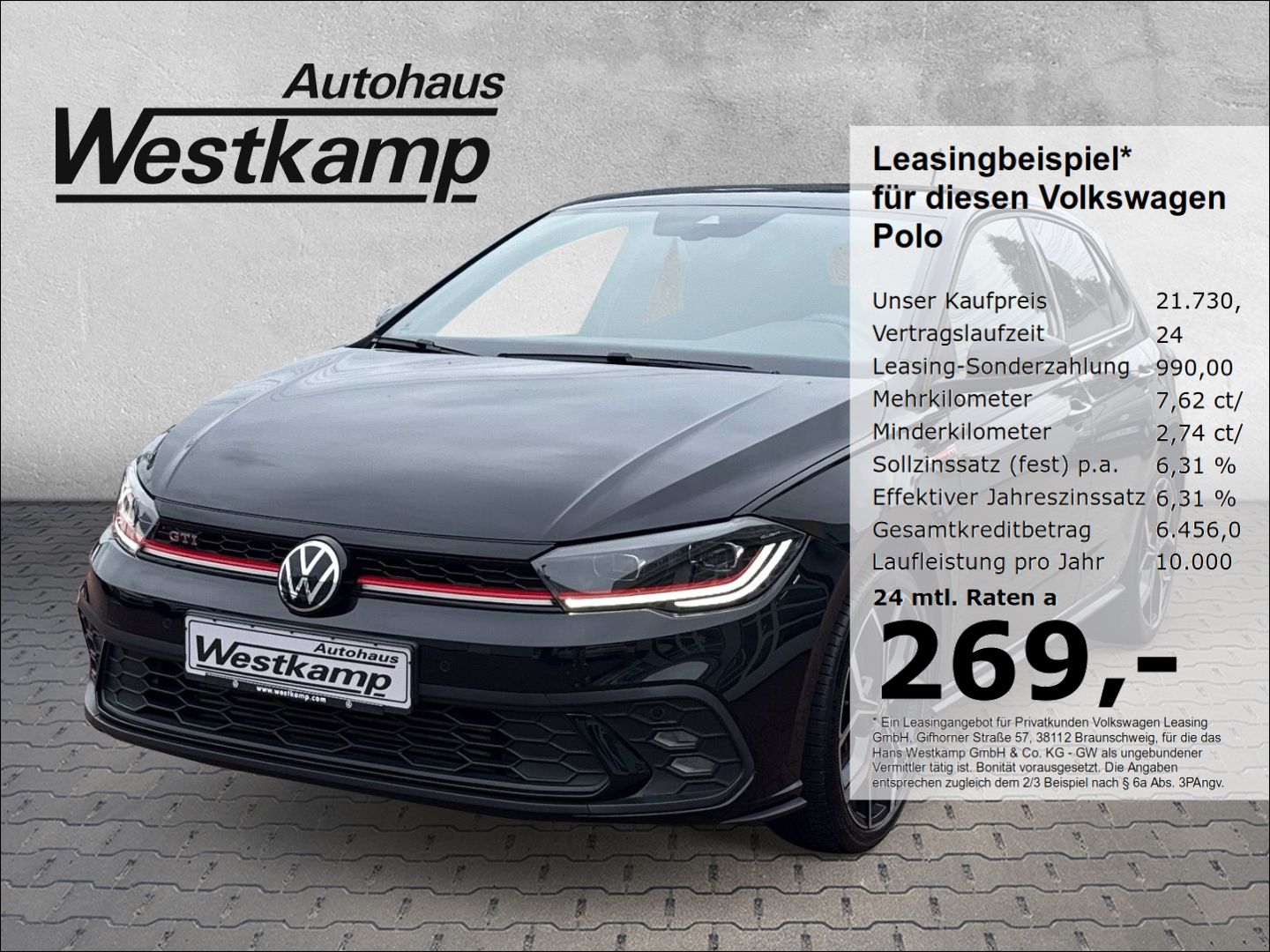 Polo 2,0 TSI DSG 18''Alu Sport-Select-Fahrwerk