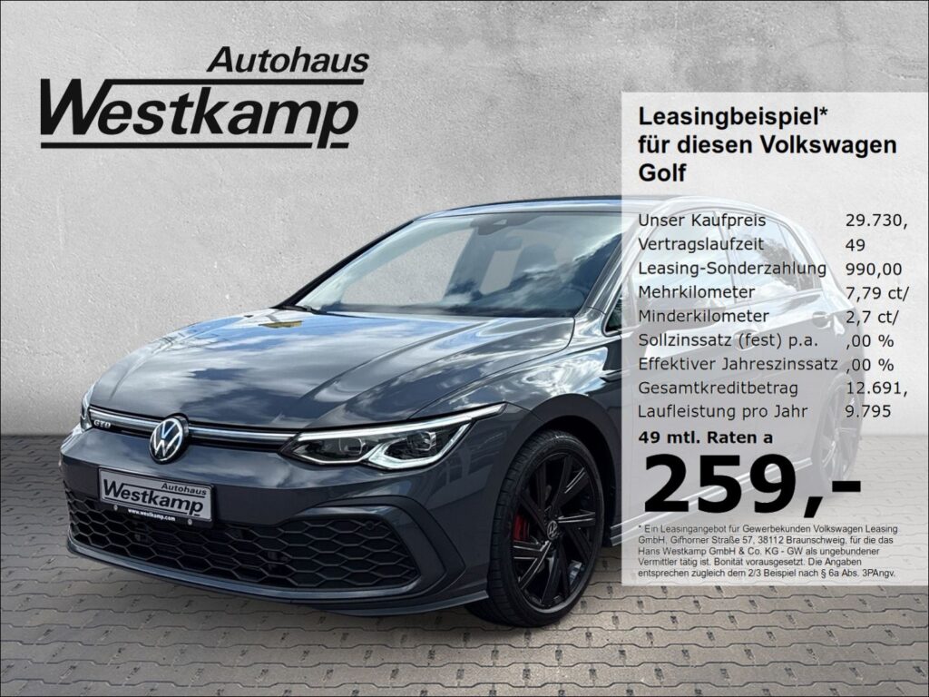 Golf GTD 2,0 TDI DSG Led-Plus 18''Alu Bergamo