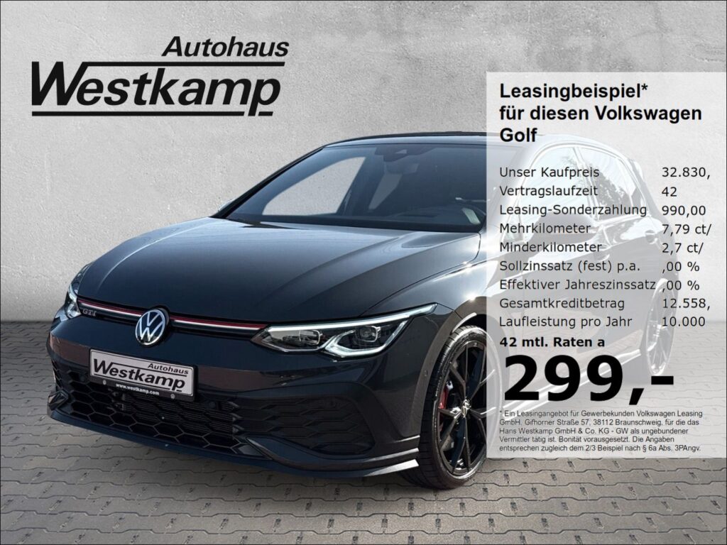 Golf GTI Clubsport 2,0 TSI DSG 19''Estoril Kamer