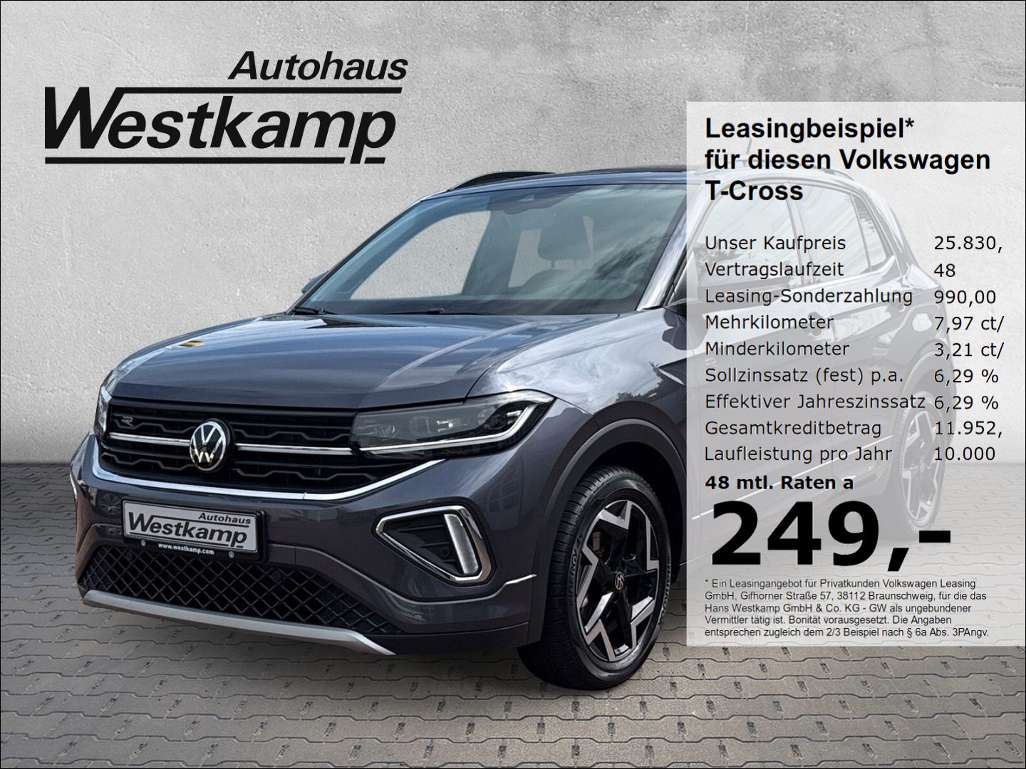 T-Cross R-Line 1.0 TSI DSG Ganzj.Reifen Kamera
