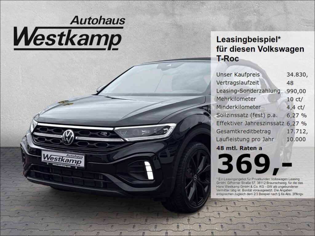 T-Roc Cabriolet R-Line Black-Style 1.5 TSI DSG A