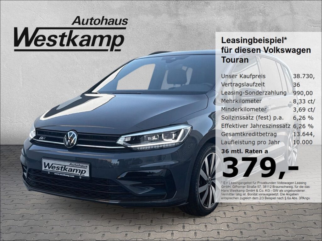 Touran Highline 1,5 TSI DSG R-Line Black-Style-P
