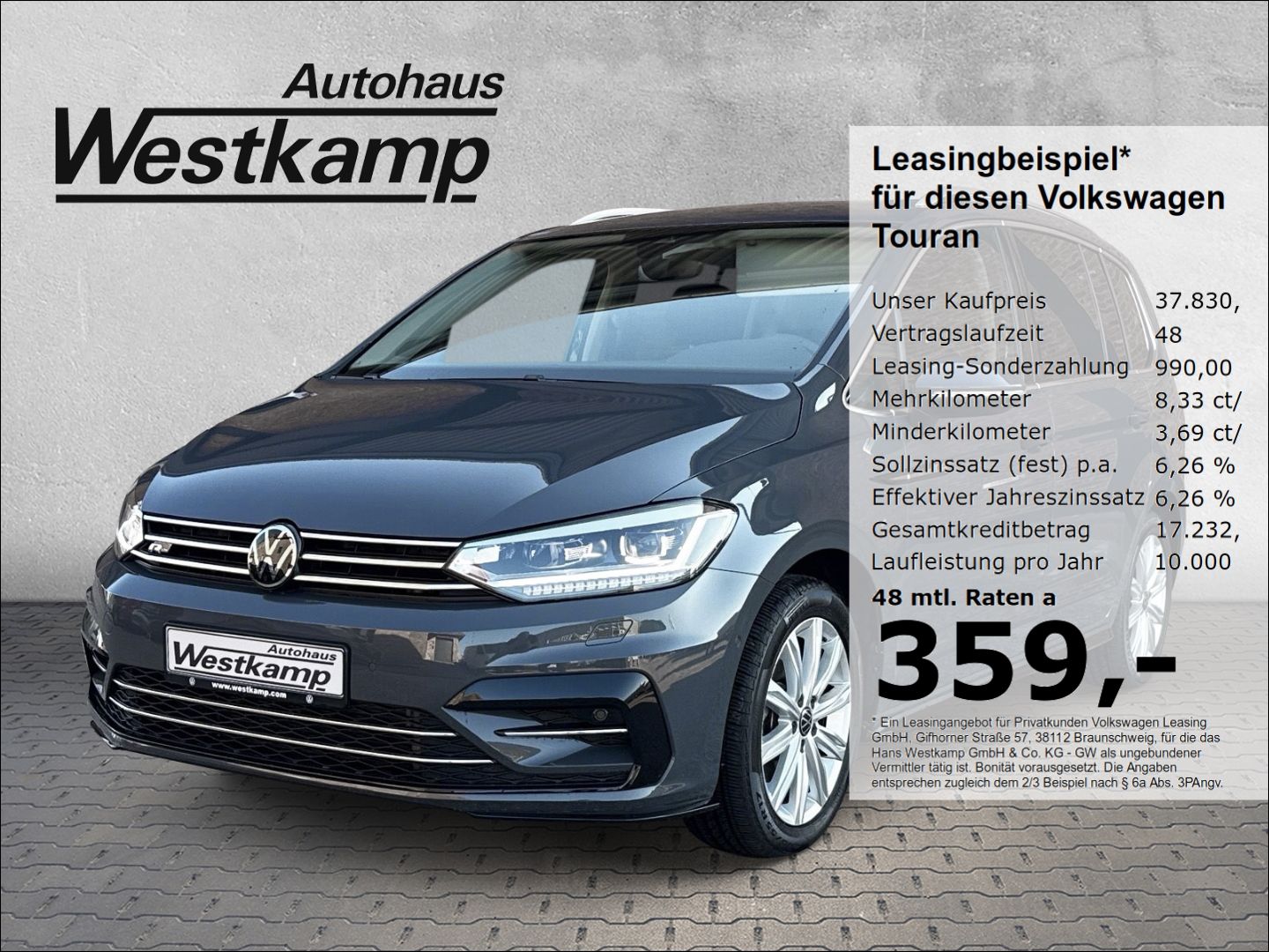 Touran Highline R-Line 1,5 TSI DSG AHK 7-Sitze