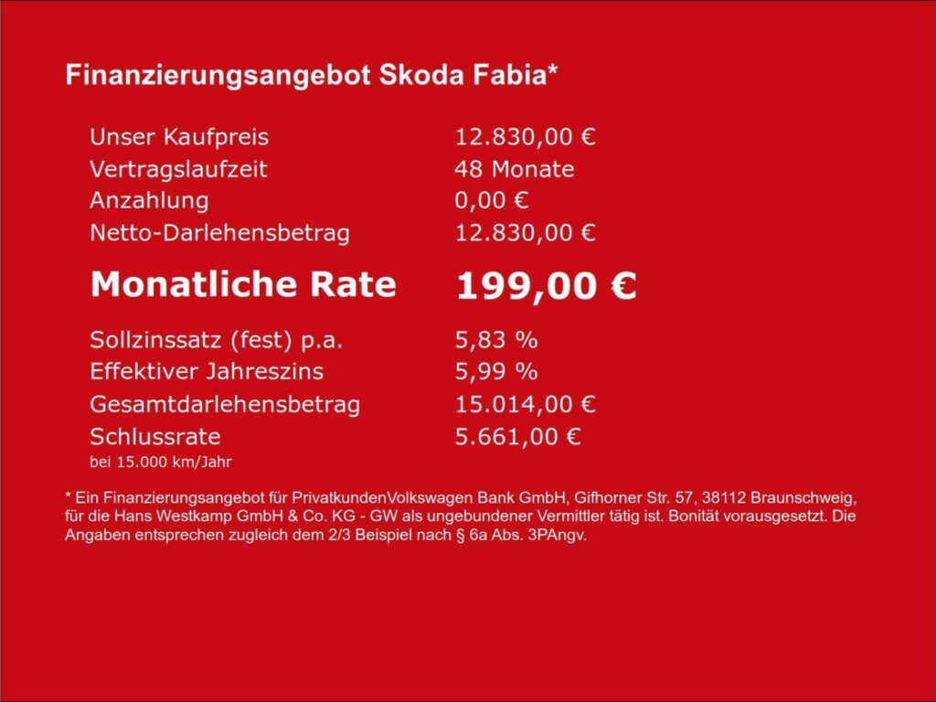 Fabia Combi 1.0 TSI Ambition Klimaaut. Tempomat