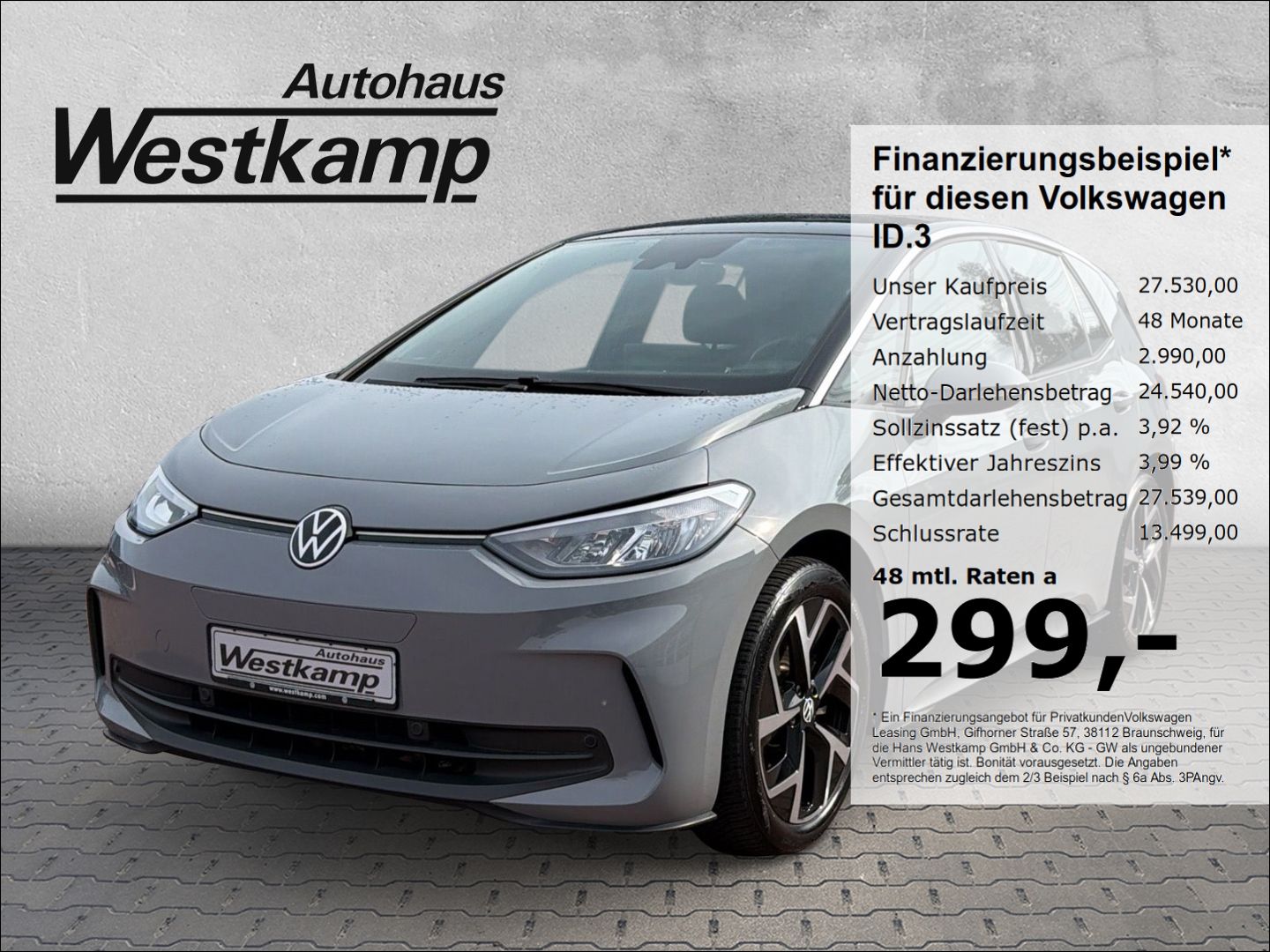 ID.3 Pro 58kWh Ganzj.Reifen App-Connect