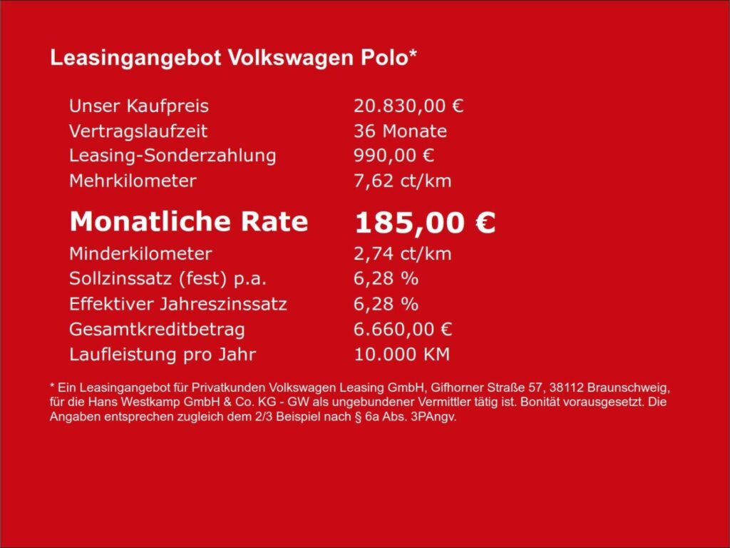 Polo Style 1,0 TSI Ganzj.Reifen IQ-Light-Matrix