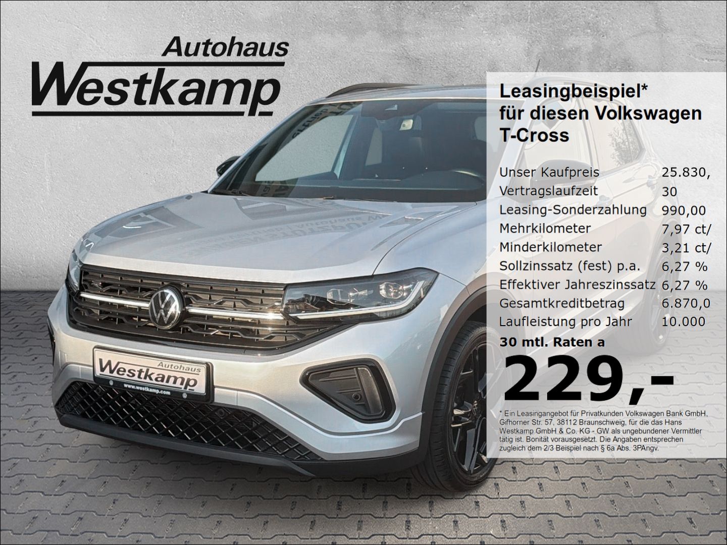 T-Cross R-Line 1.0 TSI DSG Black-Style IQ-Light