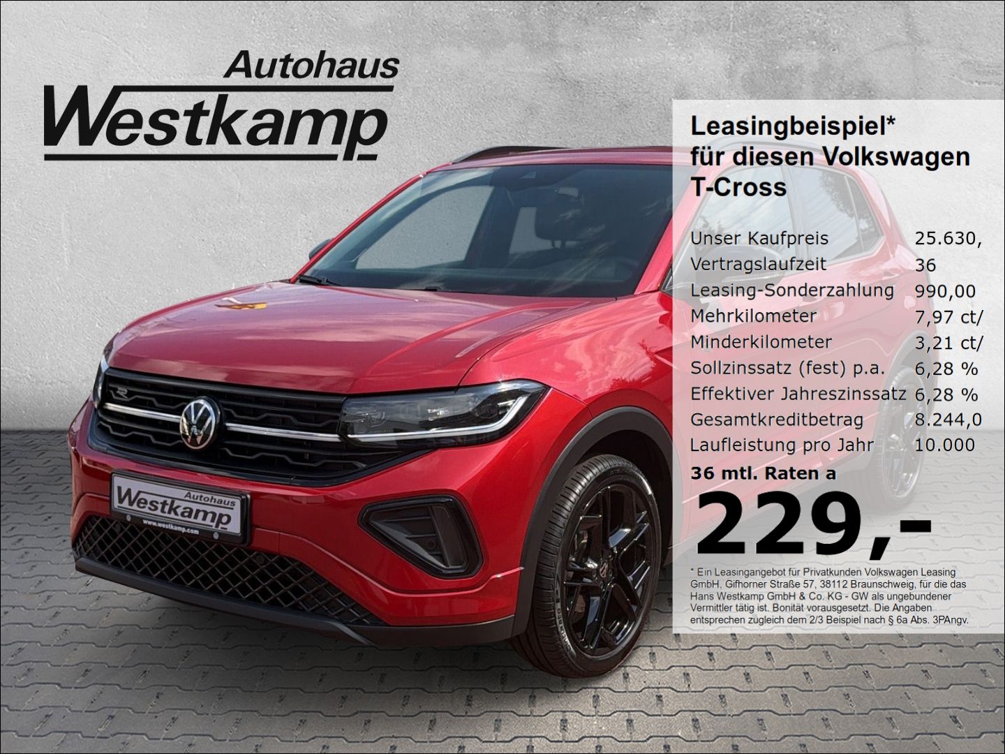 T-Cross R-Line Black-Style 1.0 TSI DSG Ganzj.Rei