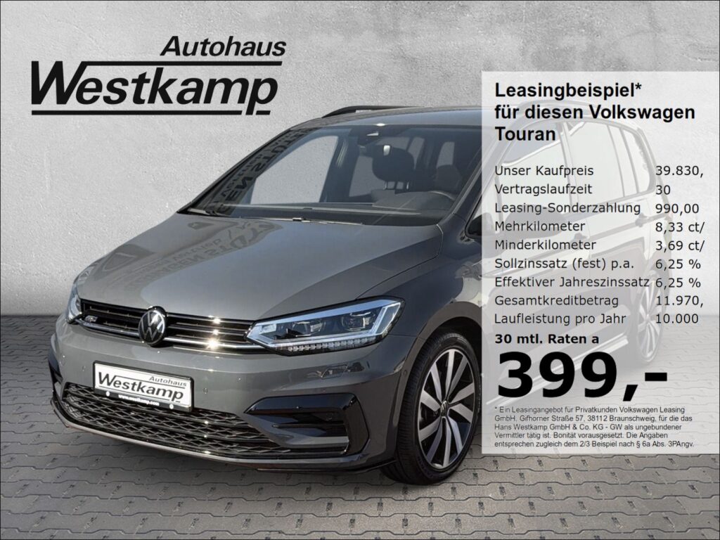 Touran Highline R-Line 1.5 TSI DSG Black-Style A