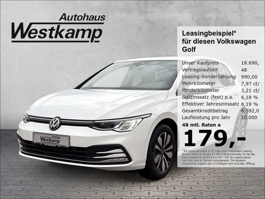 Golf Move 1,0 TSI Ganzj.Reifen App-Connect