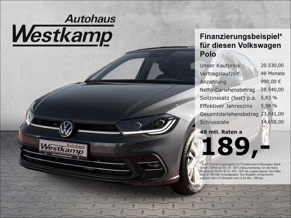 Polo Style 1,0 TSI Ganzj.Reifen IQ-Light