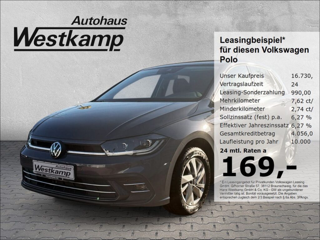 Polo Style 1,0 TSI Ganzj.Reifen IQ-Light